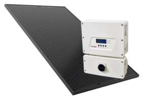 Silhouette Solar Power Panel and SolarEdge inverter