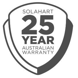 25 year warranty from Solahart
