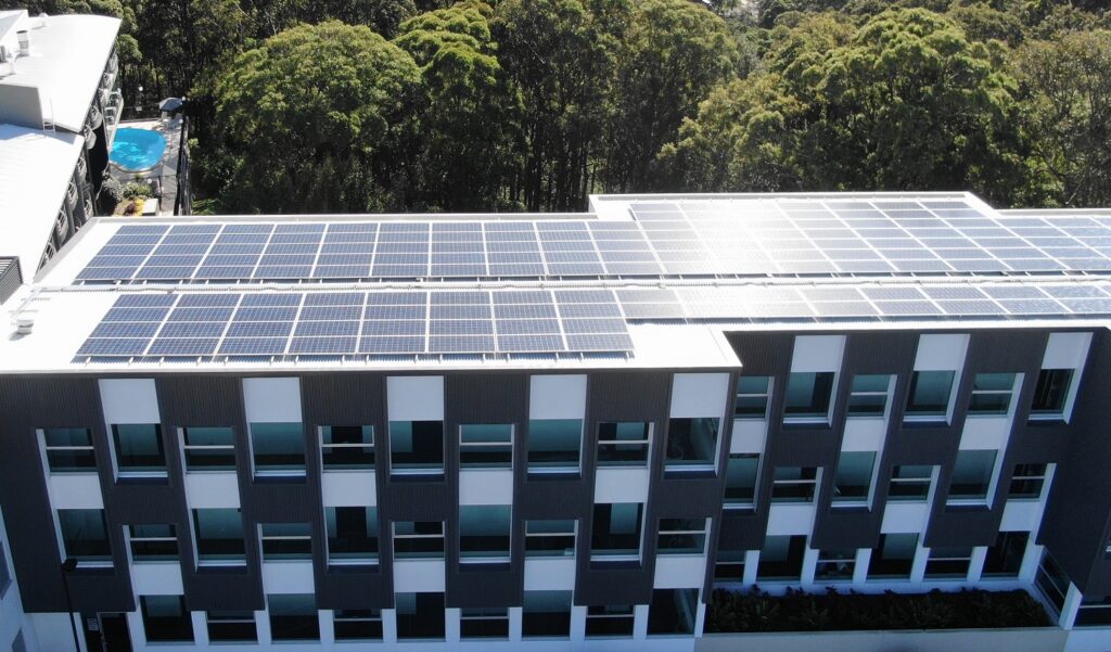 Solar power system installed on hotel in Charlestown, NSW by Solahart Sydney