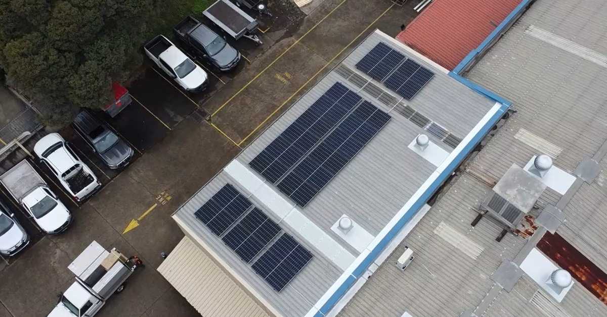 Commercial Solar Power System Rydalmere NSW installed by Solahart Sydney