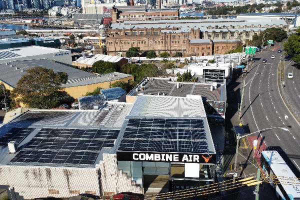 Solahart Commercial solar power system installed at Rozelle by Solahart Sydney