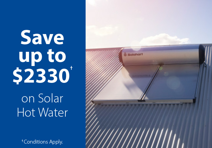 Generous incentives for Solar Hot Water Systems available via the NSW Government's energy savings scheme