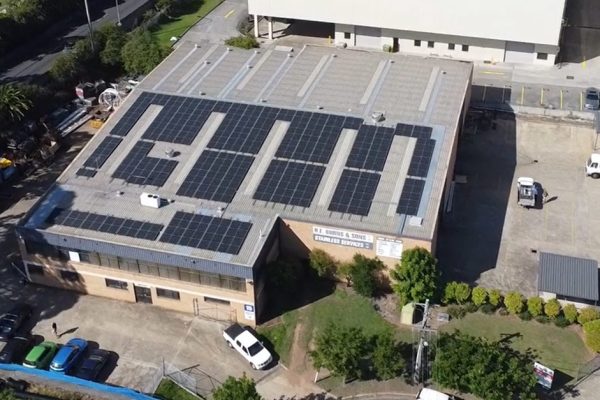 98.28kW solar power system installed at Seven Hills NSW