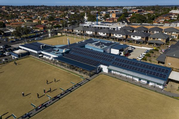 Solar power system installed at the Mount Lewis bowling club